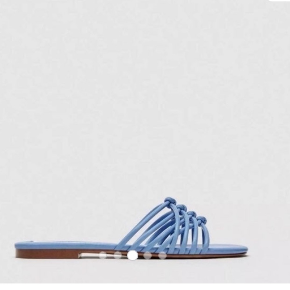 ZARA Tubular Flat Sandals - Picture 3 of 7